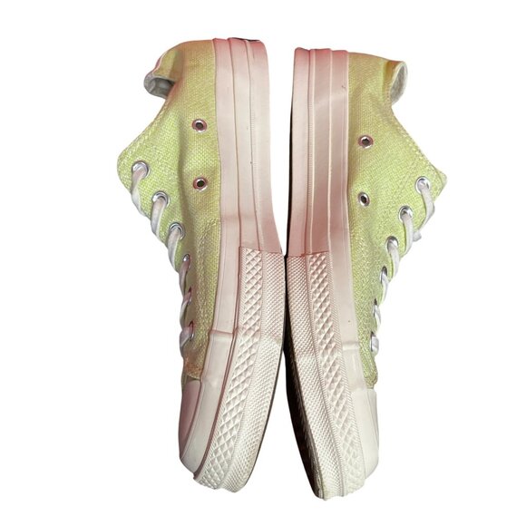 Chuck Taylor Womens Sneakers Lemon Yellow Size 9.5 SKU 8944 - Picture 2 of 9